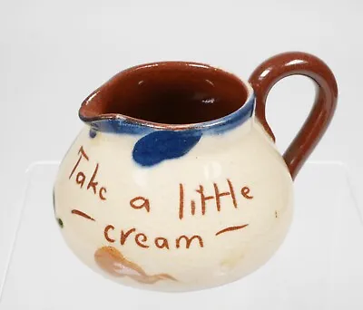 Buy Cute Small Scandy Design Watcombe Torquay Pottery Cream Jug Take A Little Cream • 12.99£