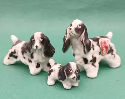 Buy Vintage Bone China Dogs Made In Japan Miniature Figurines Ornaments Kitsch • 10£