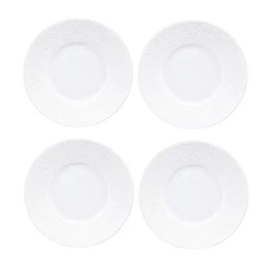 Buy Bernardaud Ecume White Set Of 4 Bread Plates #0733-20251 Brand New Save$ F/sh • 240.11£