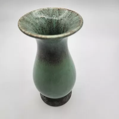 Buy Vintage Borderlands Style Vase Handmade In Germany Green 6.5  Antique • 36.44£