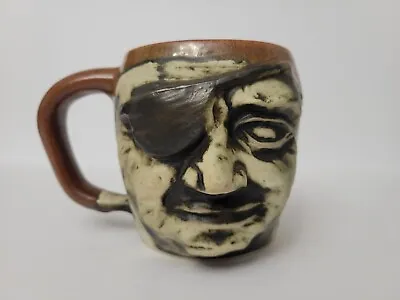Buy VTG 1960's ANDRE LORET Studio Pottery Pirate Face Mug Rare Early Makers Mark • 56.92£