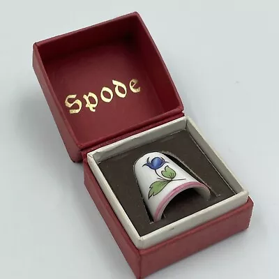 Buy Spode Thimble • Flowers • Fine Bone China • Boxed • Made In England • 5.99£