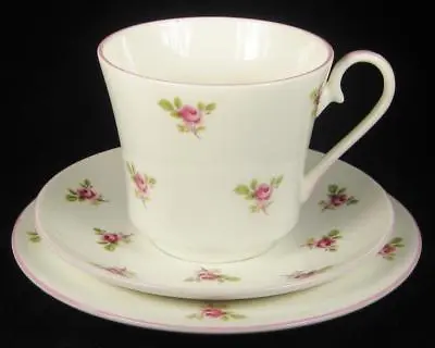 Buy Jason Works Nanrich Pottery Staffordshire Pink Roses Cup/Saucer/Plate Trio • 18.95£