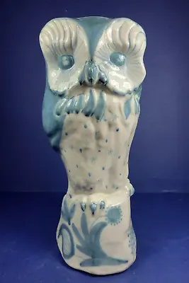 Buy Lovely Retro Rye Pottery Ceramic Owl Figurine By David Sharp 11  Tall • 52.50£
