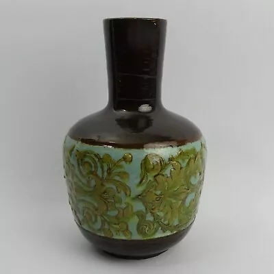 Buy Doulton Impasto Art Pottery Bottle Vase C.1883 • 79£
