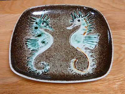 Buy Retro Sea Horses, Isle Of Wight Pottery, Jo Lester, Display Plate Dish • 30£