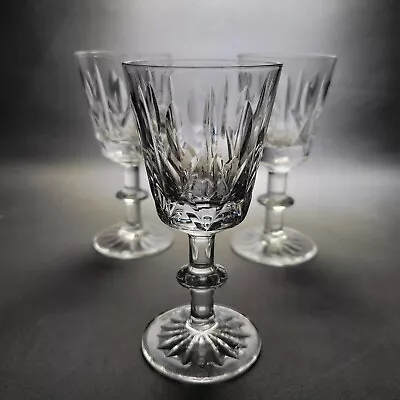 Buy 3 Royal Brierley Ascot Cut Crystal Sherry Port Cordial Liqueur Glasses  • 17.90£