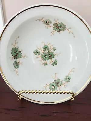 Buy 4 Thomas Germany China Pattern #7077 White W/Green Flowers Dessert/Berry BOWLS • 12.33£