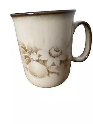 Buy DENBY England Coloroll Vintage Stoneware  Mug Brown Floral Pattern Memories ? • 4.99£