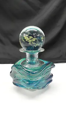 Buy Mdina Multicoloured Sea & Sand Bottle Decanter & Stopper Studio Art Glass Signed • 30£