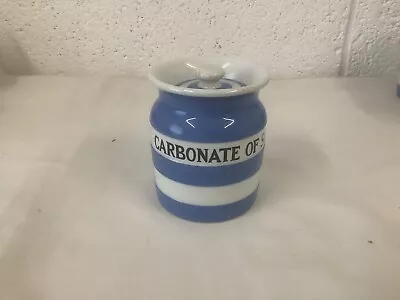 Buy T G Green  Cornish  Ware Small Jar “ Carbonate Of Soda” • 30£