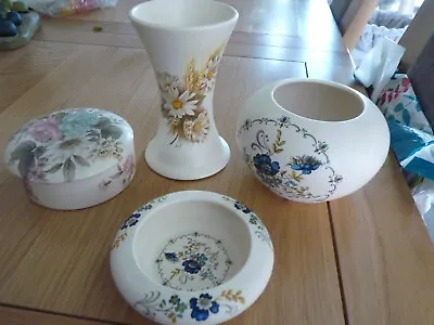 Buy  four Pieces Purbeck Pottery Items Good Condition • 3.75£
