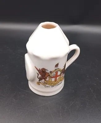 Buy Vintage/Antique Crested China Lamp The City Of London Souvenir Bone China • 12.29£