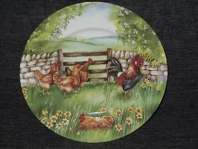 Buy Fenton China Company Bone China Plate By Ann Blockley-Chickens- Made In England • 7.99£