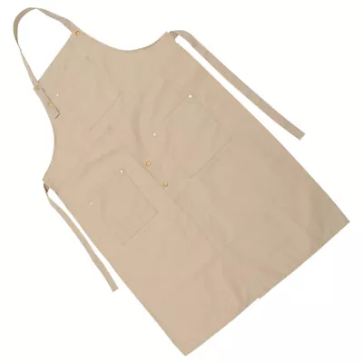 Buy  Pottery Apron Canvas Man Grilling Home Cleaning Artist With Pockets • 21.95£