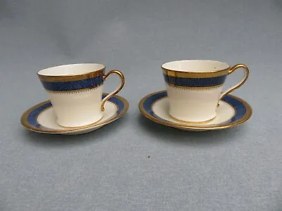 Buy Vintage Cauldon China Coffee Cup & Saucer X 2 • 9.99£