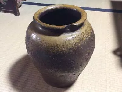 Buy TAMBA Ware Pottery Vase 12.6 Inch Japanese Antique Old Figurine Art • 205.56£