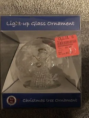 Buy Unison Gifts 4  Light Up Glass Globe Ornament Christmas Tree Change Color • 4.82£
