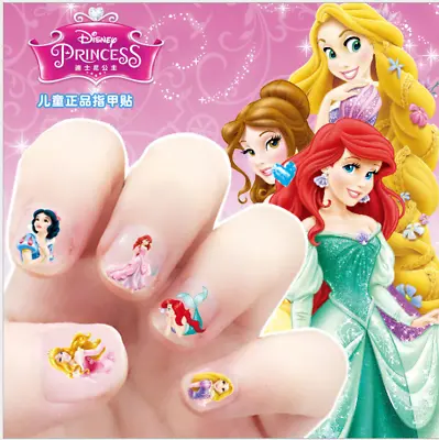 Buy 5 Disney Princess Elsa Pony Kids Girls Nail Stickers Art Decal Party Filler • 3.99£