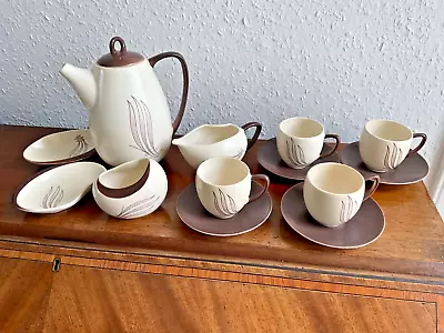 Buy A Carlton Ware Coffee Set Coffee Pot Cream Jug Sugar Bowl Plates Cups & Saucers • 17.99£