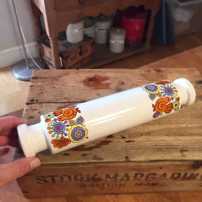 Buy Vintage Lord Nelson Pottery – Gaytime – Colourful Rolling Pin – Retro! – • 24.99£