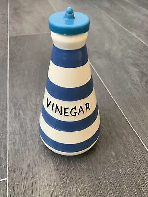 Buy Vintage Chef Ware Staffordshire Blue And White Poss , 1960's Vinegar Bottle • 10£