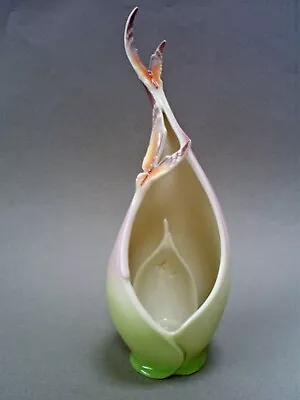 Buy Franz Porcelain Papillon Butterfly 9.5   Tea Light Or Candle Holder Vase Fz00509 • 44.99£