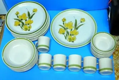Buy Stoneybrook & Spring Collection Oven To Table 1970s Stoneware Dishes Dinnerware • 236.80£