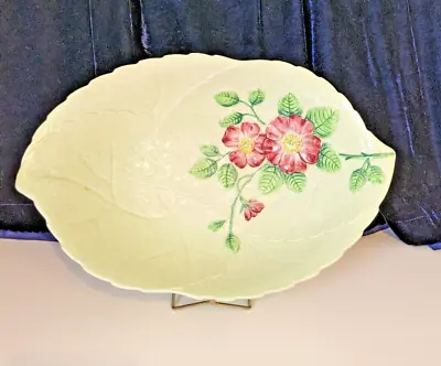 Buy Vintage Original Carlton Ware Australian Design Pale Green Leaf Bowl / Dish • 6.50£