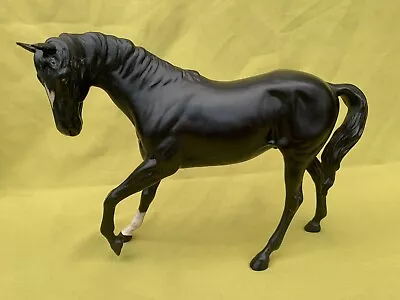 Buy Beswick Black Beauty Matte Black Horse 2466 For Restoration • 5.99£