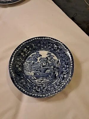 Buy Old Castle Staffordshire Blue And White Small Dish • 4.99£