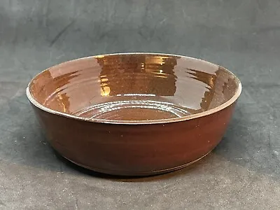 Buy Humbert Pottery Hand Thrown Studio Art Pottery Bowl, Brown 7” X 2” Signed • 11.53£
