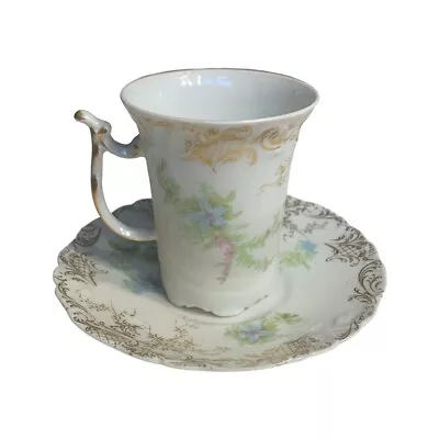 Buy Antique Limoges, Jean Pouyat, Teacup Saucer, French Fine China • 24.12£
