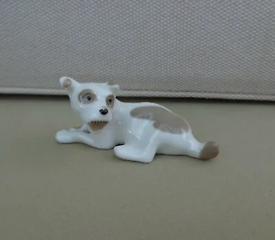 Buy Lomonosov USSR Porcelain Miniature Dog-Terrier Dog Figurine,   • 9.85£