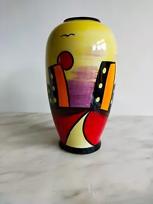 Buy Lorna Bailey Bulbous Manhattan Vase Excellent Condition • 115£
