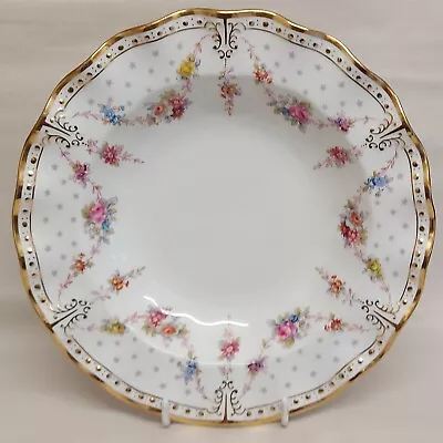 Buy ROYAL CROWN DERBY ROYAL ANTOINETTE SOUP PLATE 22.5 CM WIDE 1st QUALITY. No 5. • 70£