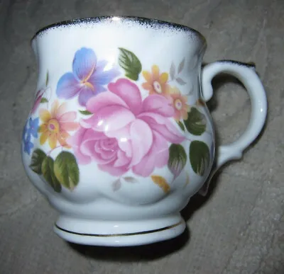 Buy Royal Stanley Bone China Staffordshire Coffee Mug / Tea Cup Pink Rose Floral  • 19.94£