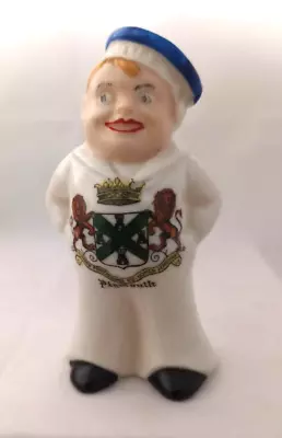 Buy Arcadian Crested China WW1 Sailor PLYMOUTH Crest • 24£