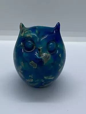 Buy Mdina Glass Owl Paperweight 7cm Tall • 25£
