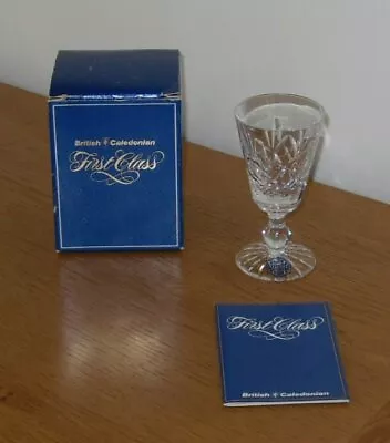 Buy Stuart Crystal 'British Caledonian Collection' 1st Class Sherry Glass 10cm • 5.25£