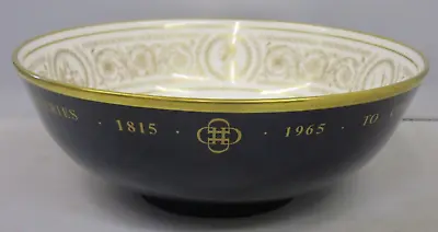 Buy Rare Royal Doulton 150th Anniversary English Bone China Cobalt Blue Gilded Bowl • 14.99£