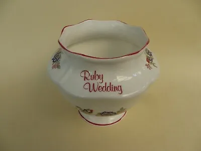 Buy Royal Tara Fine Bone China Bowl, Ireland, 4.75  Tall Approx. Ruby Wedding • 17.99£