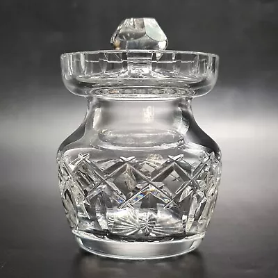 Buy Waterford Crystal Honey Jelly Jam Condiment Jar With Lid Cut Glass Lead Crystal • 25.95£