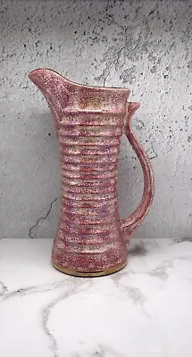 Buy Vintage Govancroft Pink Lustre Ceramic Pitcher • 19.49£