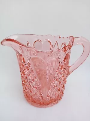 Buy Pink Rose Depression Glass Creamer Jug • 25£