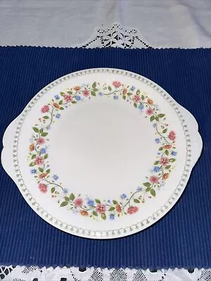 Buy Vintage Paragon China  Anastasia Pattern Pretty Floral Cake Plate 26.5cm • 5£