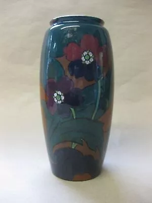 Buy An Art Deco 'DECORO' Vase ~ Stylised Flowers Pattern ~ Canning Pottery Ltd ~21cm • 23.99£