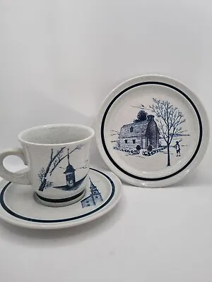 Buy Noritake 3 Piece Vintage Tea Set 8340 Colonial Times Design Cup Saucer & Plate • 8.99£