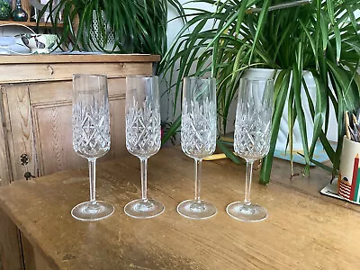 Buy 4 Edinburgh International Crystal Berkerley Champagne Glasses • 18£
