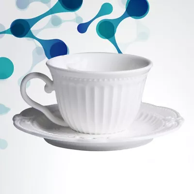Buy Coffee Glass Mugs European Tea Set Tableware Tray Tea Cup Tray • 14.27£